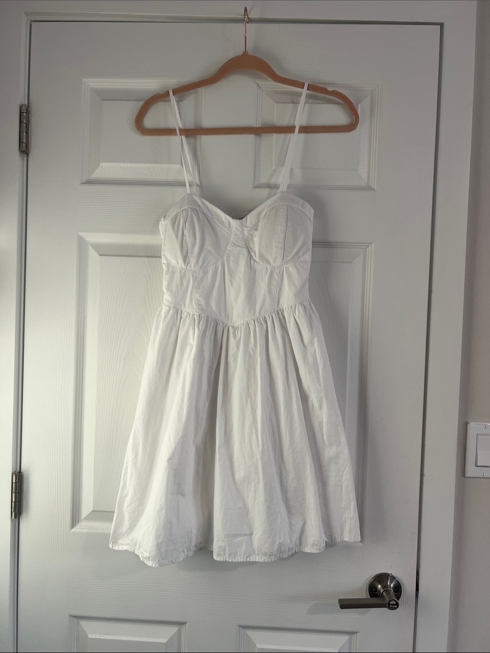 Move out sale: White Bustier Mini Dress